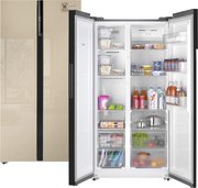 Отдельностоящий холодильник с инвертором Weissgauff WSBS 600 BeG NoFrost Inverter фото в Санкт-Петербурге