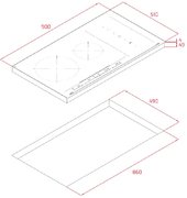 Индукционная варочная панель Teka IZS 96700 MST BLACK фото 2 в Санкт-Петербурге