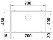 Мойка Бланко ROTAN 700-U Silgranit алюметаллик фото 3 в Санкт-Петербурге Мойка Blanco ROTAN 700-U Silgranit алюметаллик фото 3 в Санкт-Петербурге