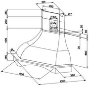 Вытяжка Faber WEST ANGOLO WH SC H-EP корпус белый фото 4 в Санкт-Петербурге