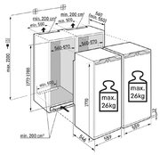 Встраиваемый холодильник Liebherr IXRF 5100 (SIFNf 5108 + IRe 5100) фото 4 в Санкт-Петербурге