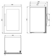 Встраиваемый винный шкаф Dometic E49FGB Elegance фото 2 в Санкт-Петербурге