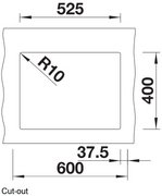 Мойка BLANCO SUBLINE 340/160-U Silgranit серый беж, чаша слева фото 3 в Санкт-Петербурге Мойка BLANCO SUBLINE 340/160-U Silgranit серый беж, чаша слева фото 3 в Санкт-Петербурге