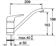 Смеситель Франке 460-1 хром фото 2 в Санкт-Петербурге Смеситель Franke 460-1 хром фото 2 в Санкт-Петербурге