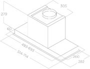Встраиваемая вытяжка Elica HIDDEN 2.0 BL MAT/A/52 фото 4 в Санкт-Петербурге