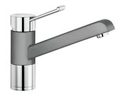 Смеситель Blanco Zenos chrome/Silgranit алюметаллик фото в Санкт-Петербурге