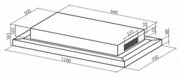 Встраиваемая вытяжка Faber SKYPAD X/WH F120 фото 3 в Санкт-Петербурге