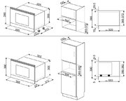 Встраиваемая микроволновая печь Smeg MP122B3 фото 4 в Санкт-Петербурге