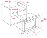 Встраиваемая микроволновая печь Teka ML 820 BIS WH WHITE фото 2 в Санкт-Петербурге