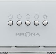 Встраиваемая вытяжка Krona LUISA 600 GLASS WHITE PB фото 4 в Санкт-Петербурге