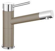 Смеситель Blanco Alta compact chrome/Silgranit серый беж Смеситель Blanco Alta compact chrome/Silgranit серый беж