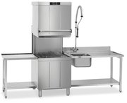 Купольная посудомоечная машина Smeg HTY620D фото 2 в Санкт-Петербурге