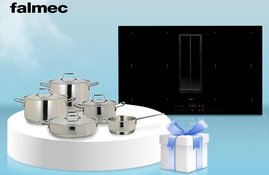 Акция! Подарок при покупке варочной панели Falmec со встроенной вытяжкой