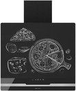 Вытяжка Krona DOMENIKA 600 BLACK/INOX S