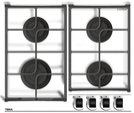 Встраиваемая газовая варочная панель Teka GBC 64100 KBN WHITE