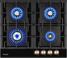 Варочная панель Weissgauff HGG 641 BV Volcano Burner Nano Glass