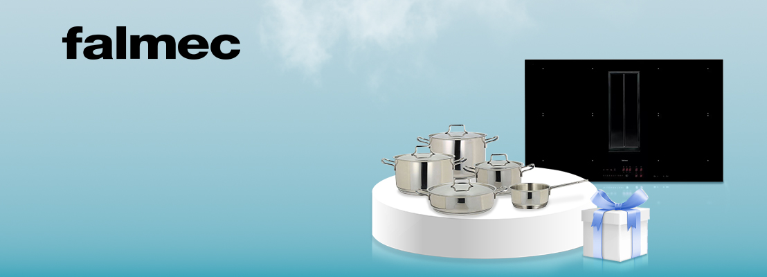 Акция! Подарок при покупке варочной панели Falmec со встроенной вытяжкой