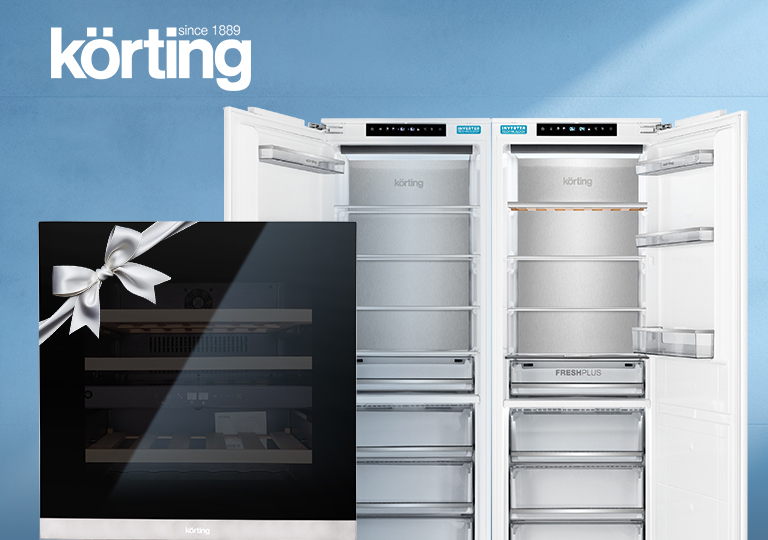 Акция! Винный шкаф Korting в подарок при покупке комплекта